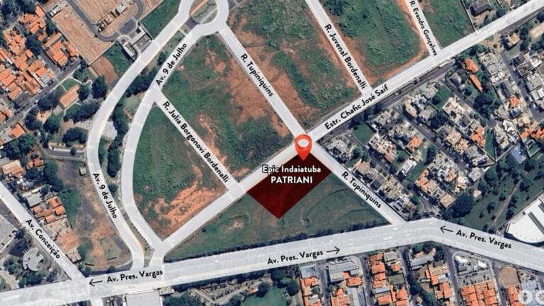 localização empreendimento Epic Indaiatuba Patriani
